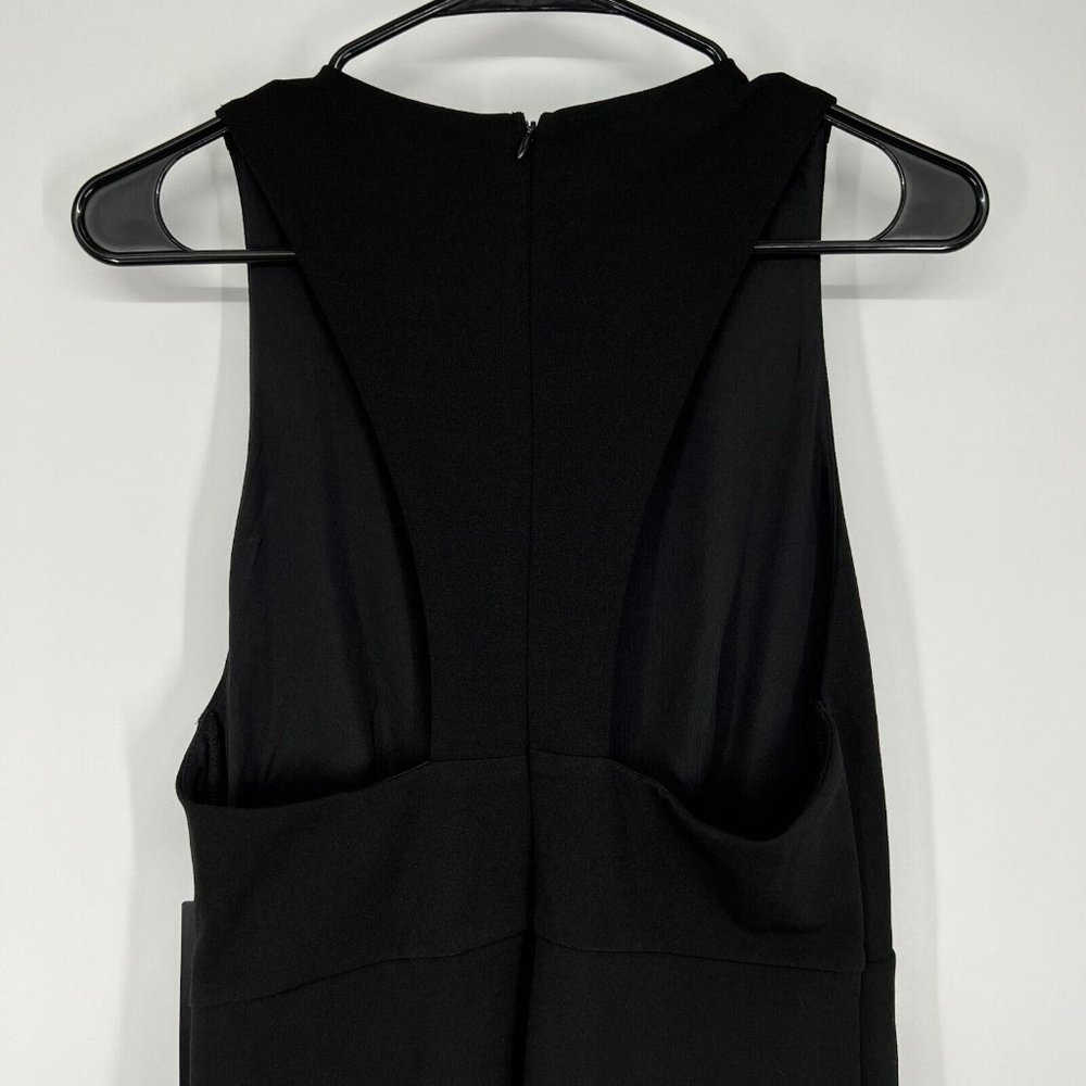 Lulus Dress Black Racerback Pleated Sleeveless Cocktail NWT - Picture 9 of 12